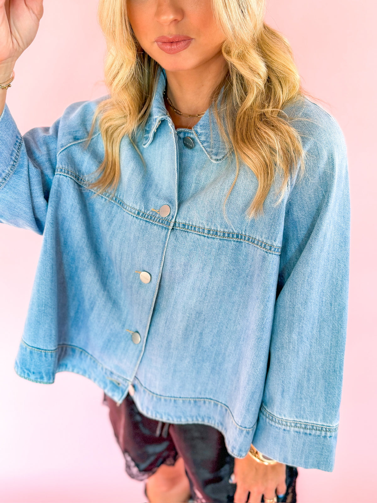 Cropped Cape Risen Jacket