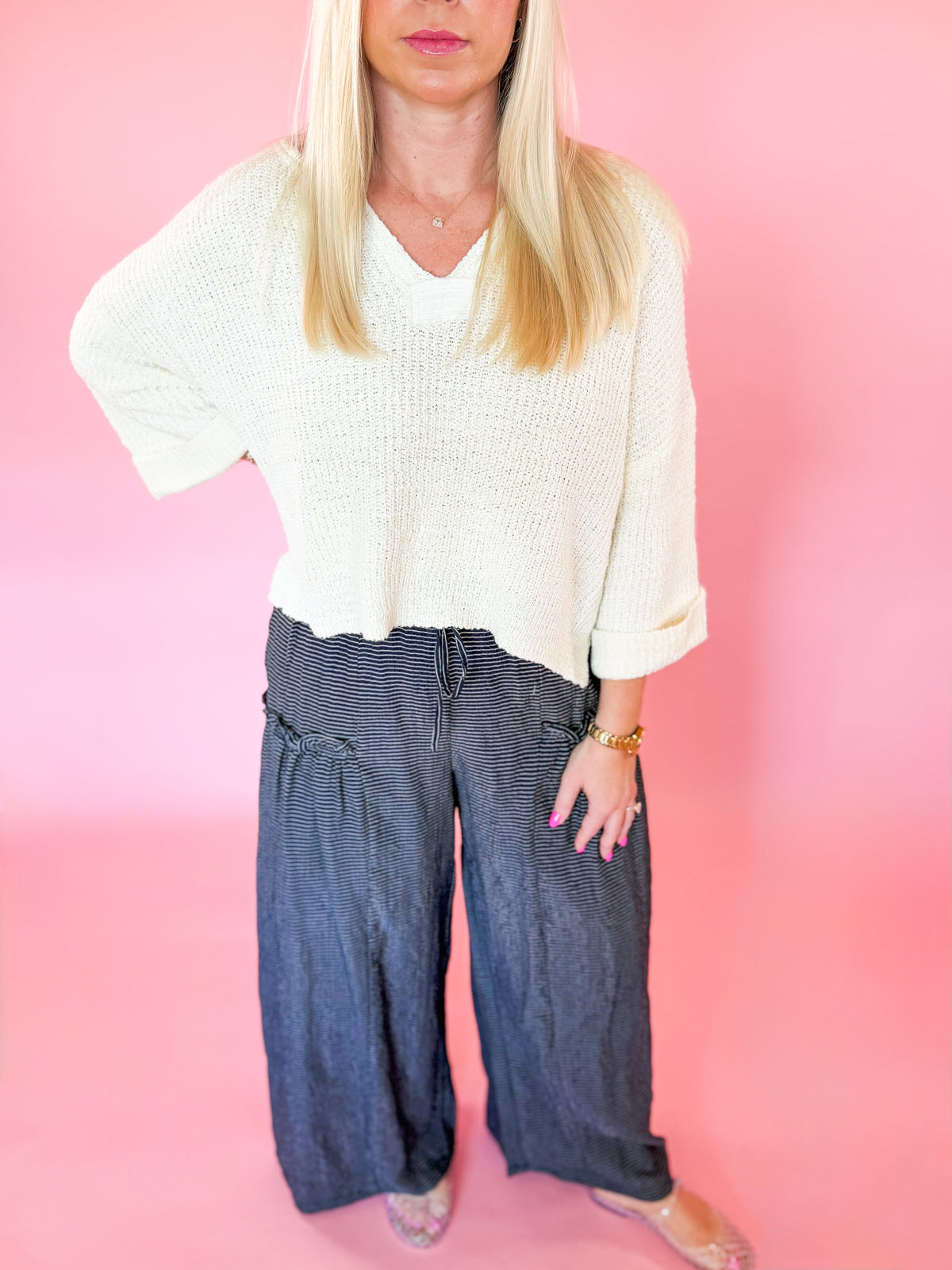 Dream Knit Sweater in Cream
