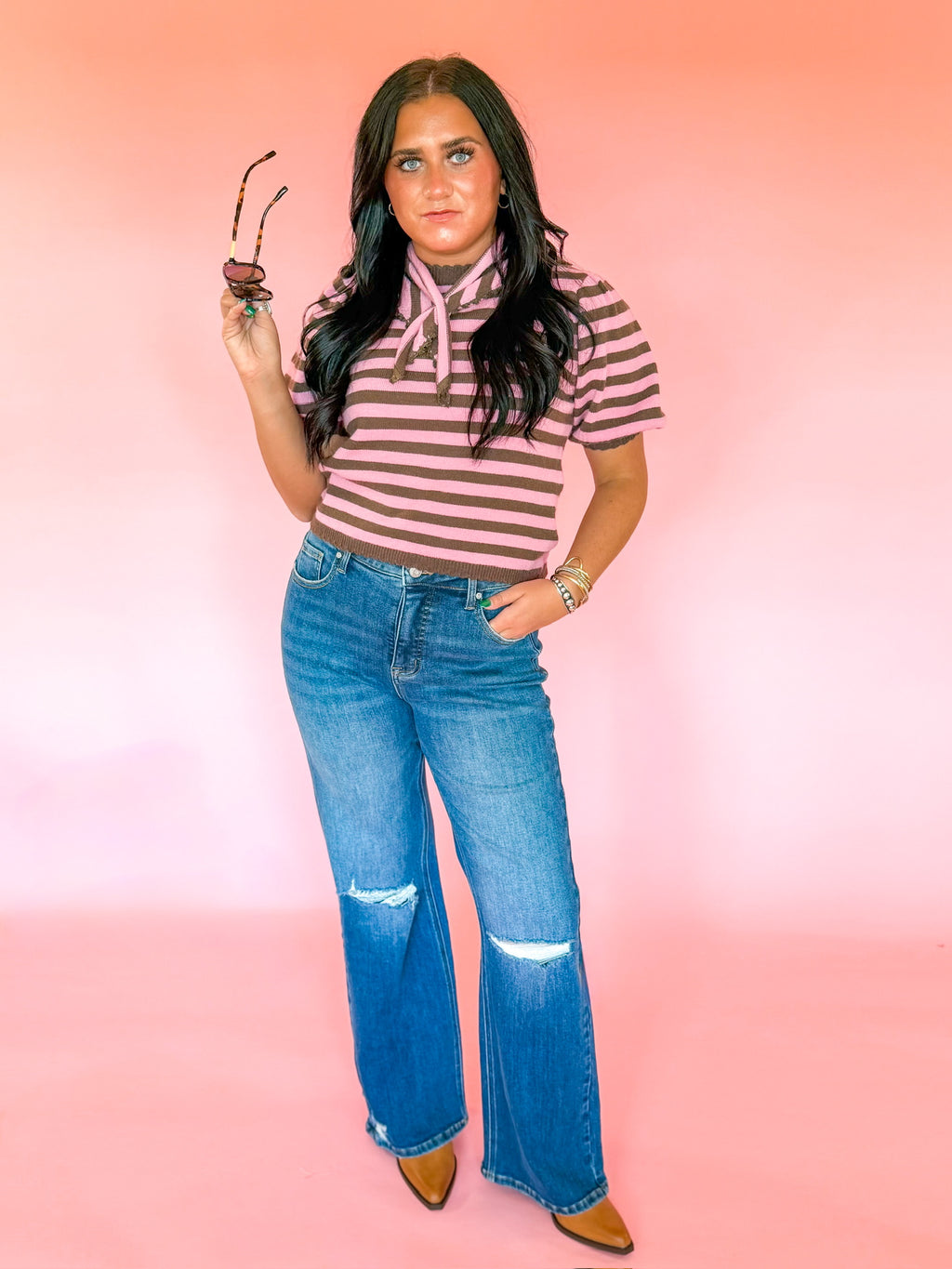 Wrap Me Up in Stripes Top