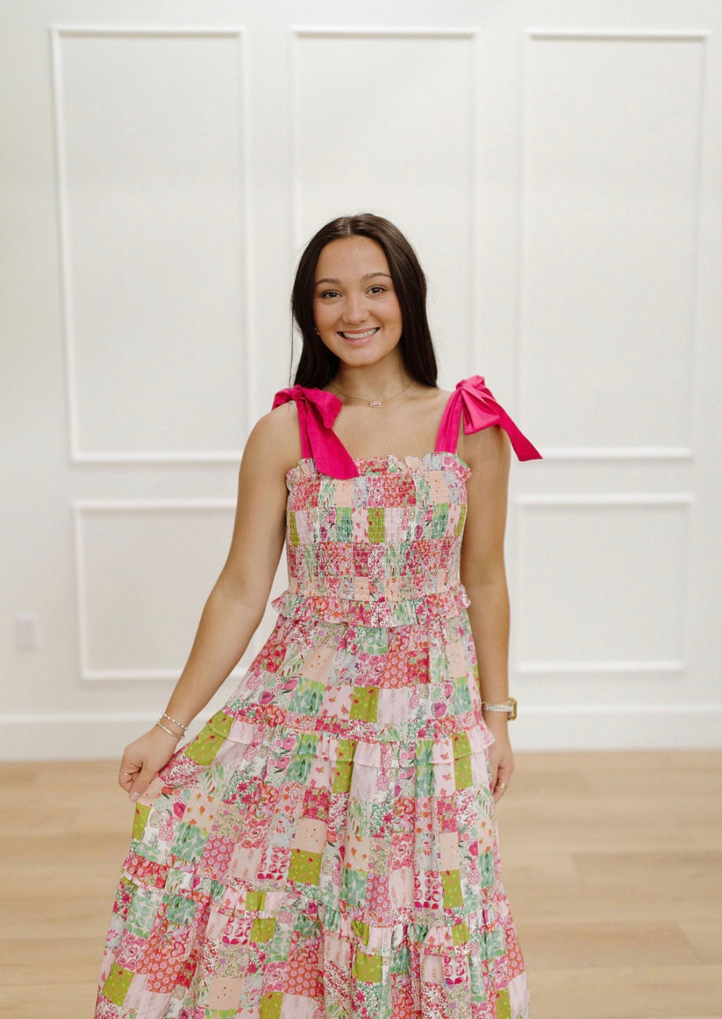 Petal Patchwork Dress