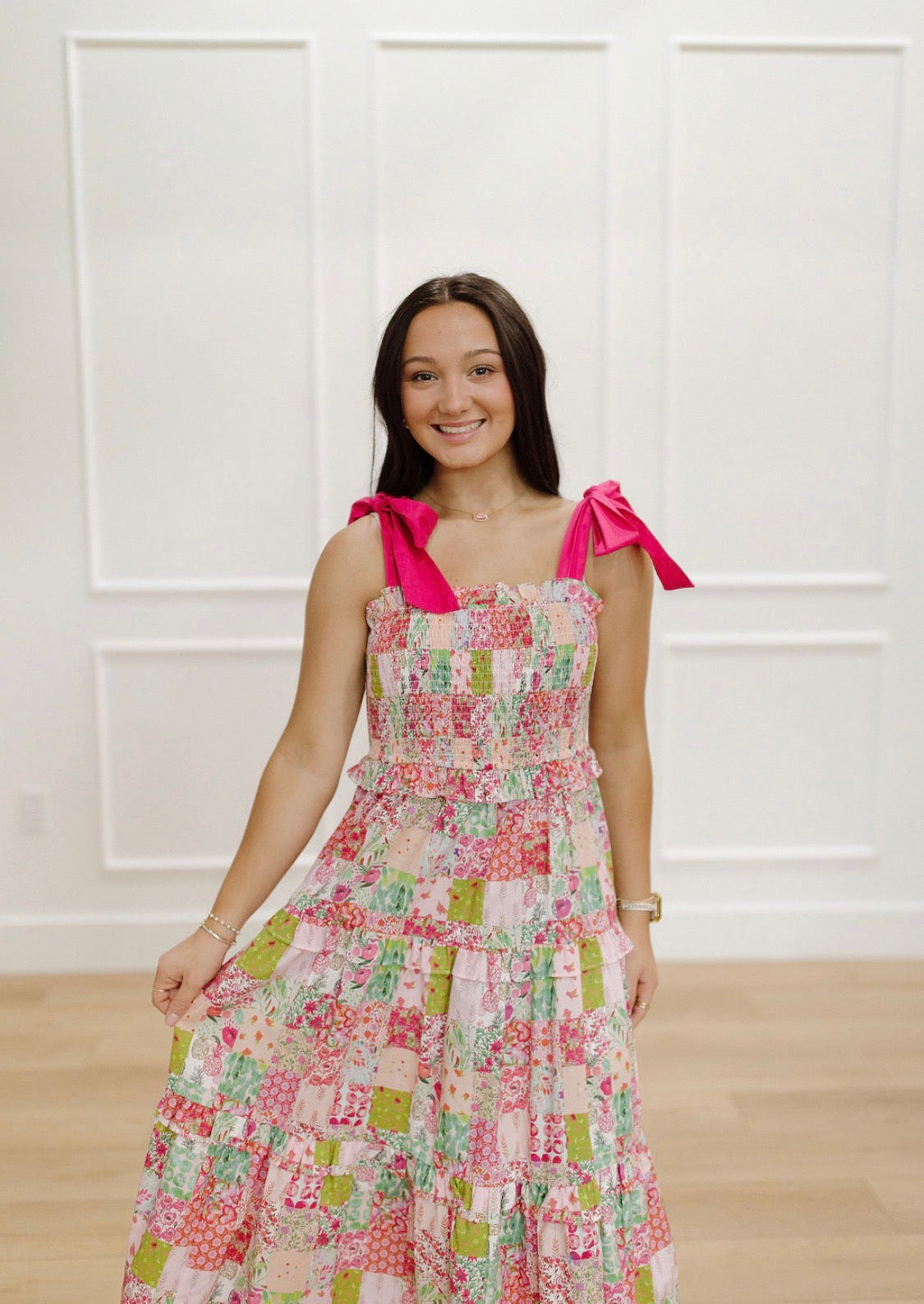 Petal Patchwork Dress