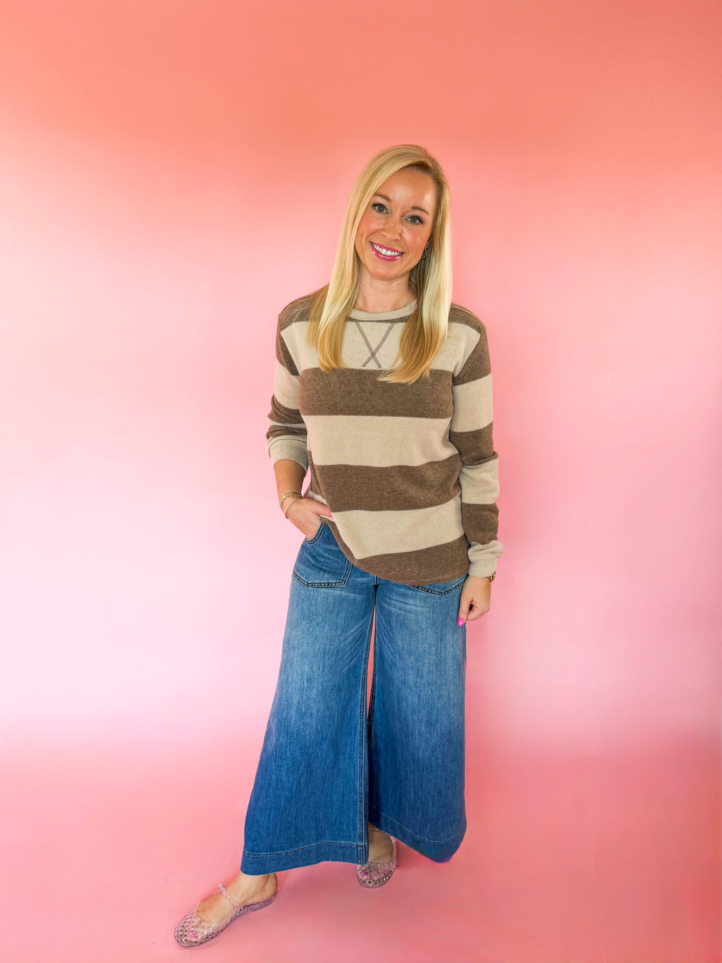 Love at First Stripe Top