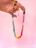 Rainbow Candy Beaded Necklace