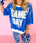 Star Player Pullover in Blue