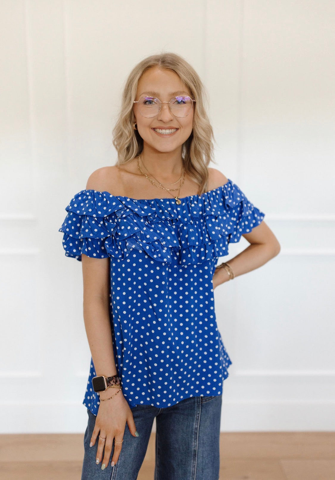 Capri Dot Blouse