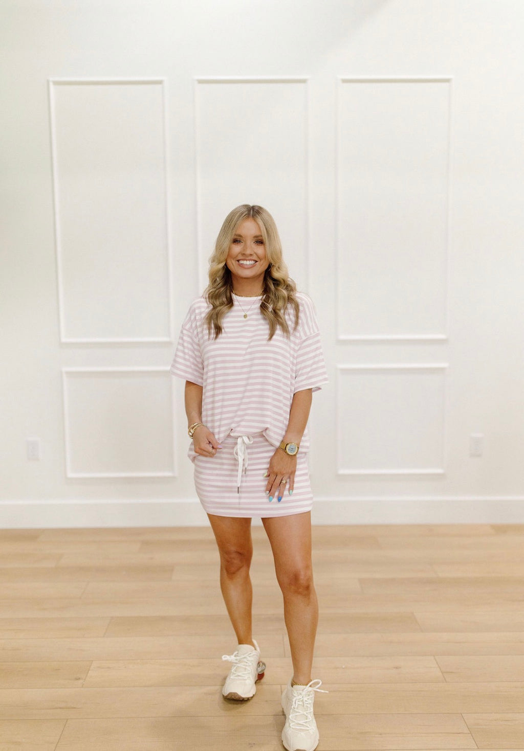 Sweet Stripe Skort Set