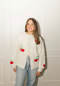 Cherry Blossom & Bow Cardigan