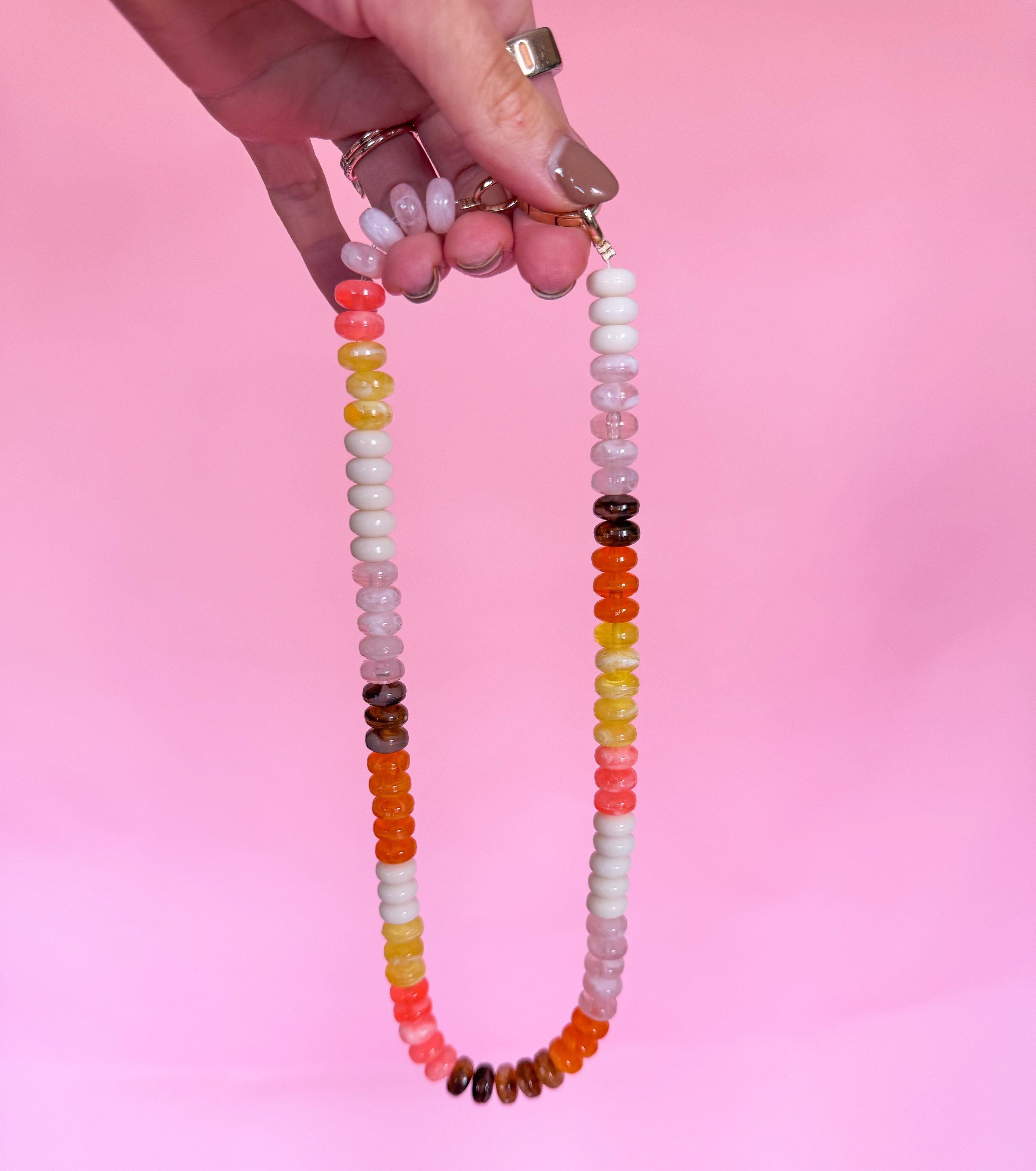Autumn Beaded Necklace