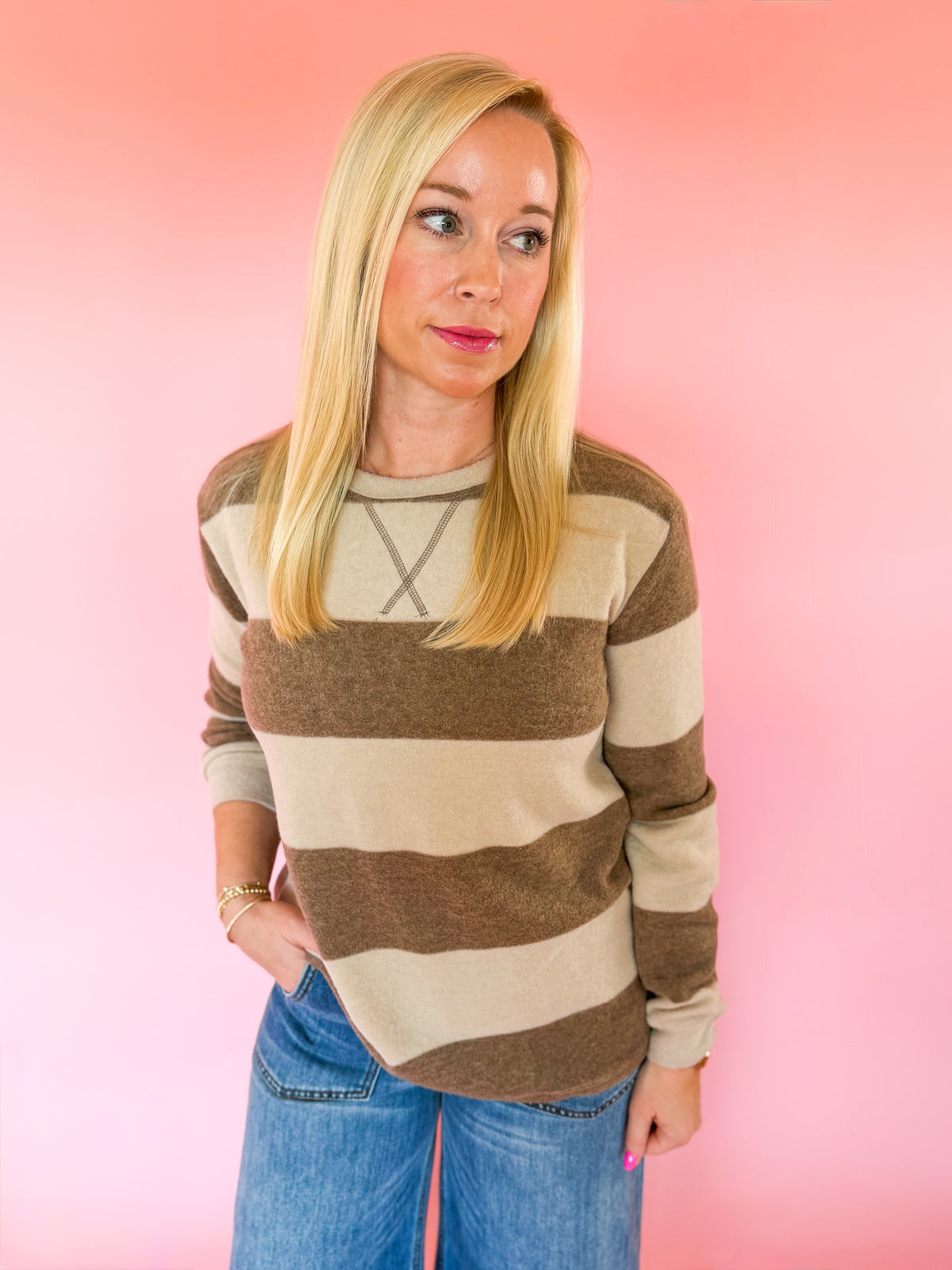 Love at First Stripe Top