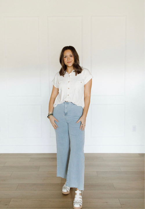 Boardwalk Button-up Blouse
