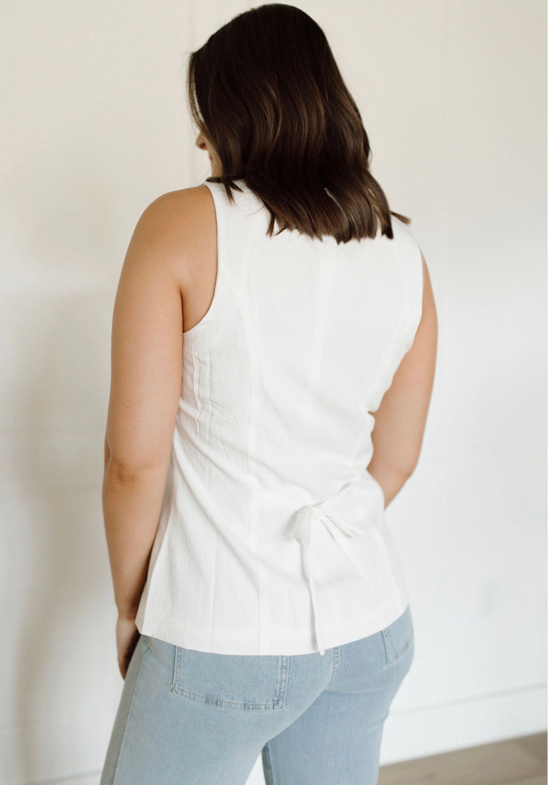 Tailored in White Top