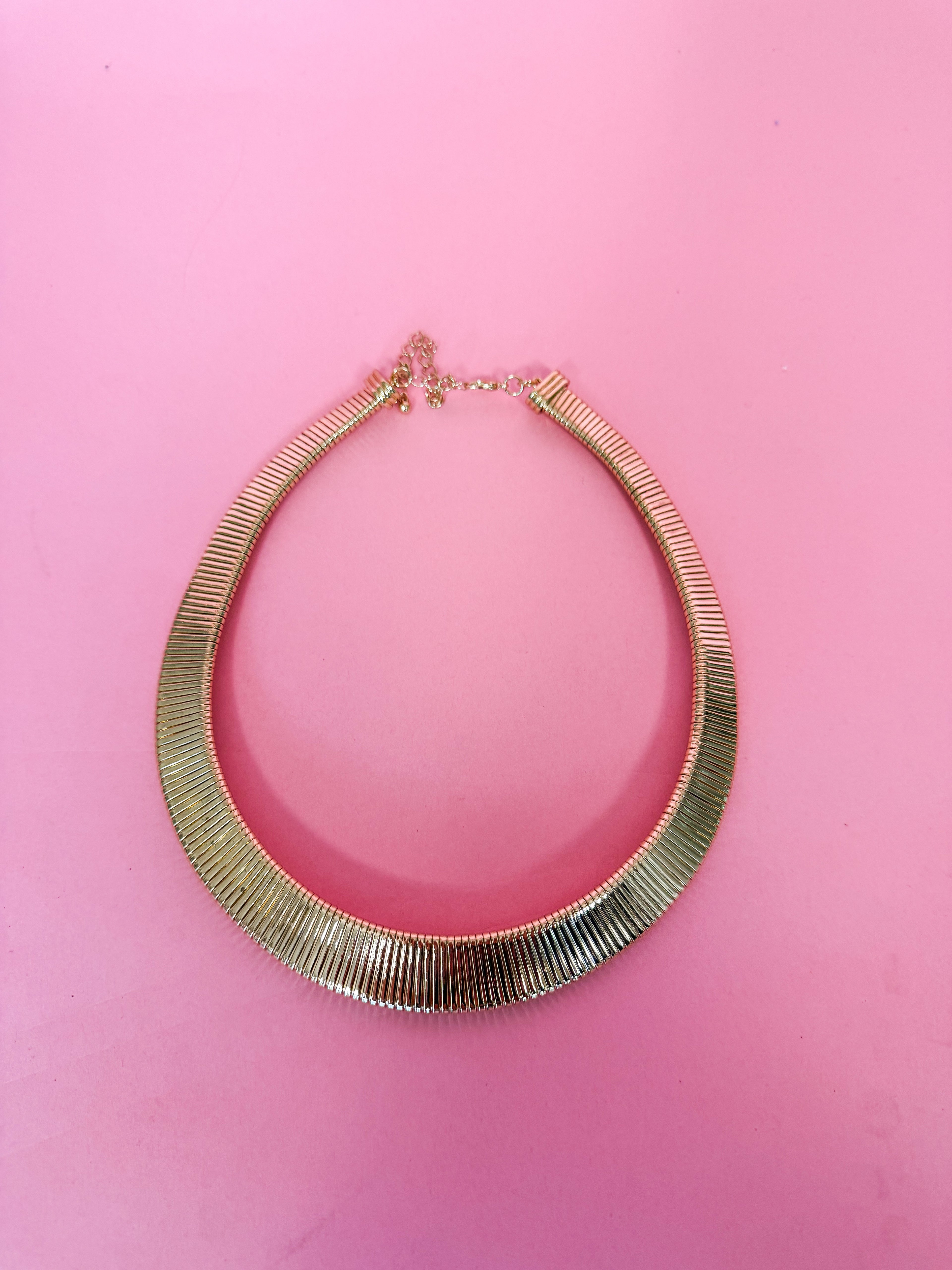 Metal Tone Cobra Necklace