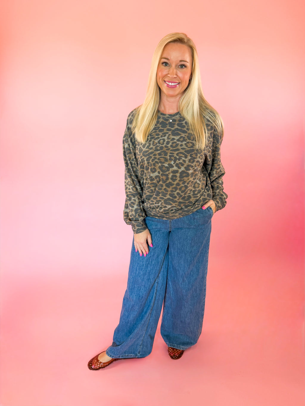 Pull-On Denim Pant