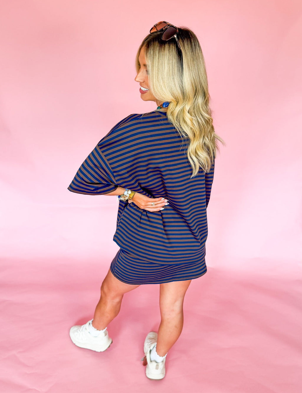 Sweet Stripe Skort Set