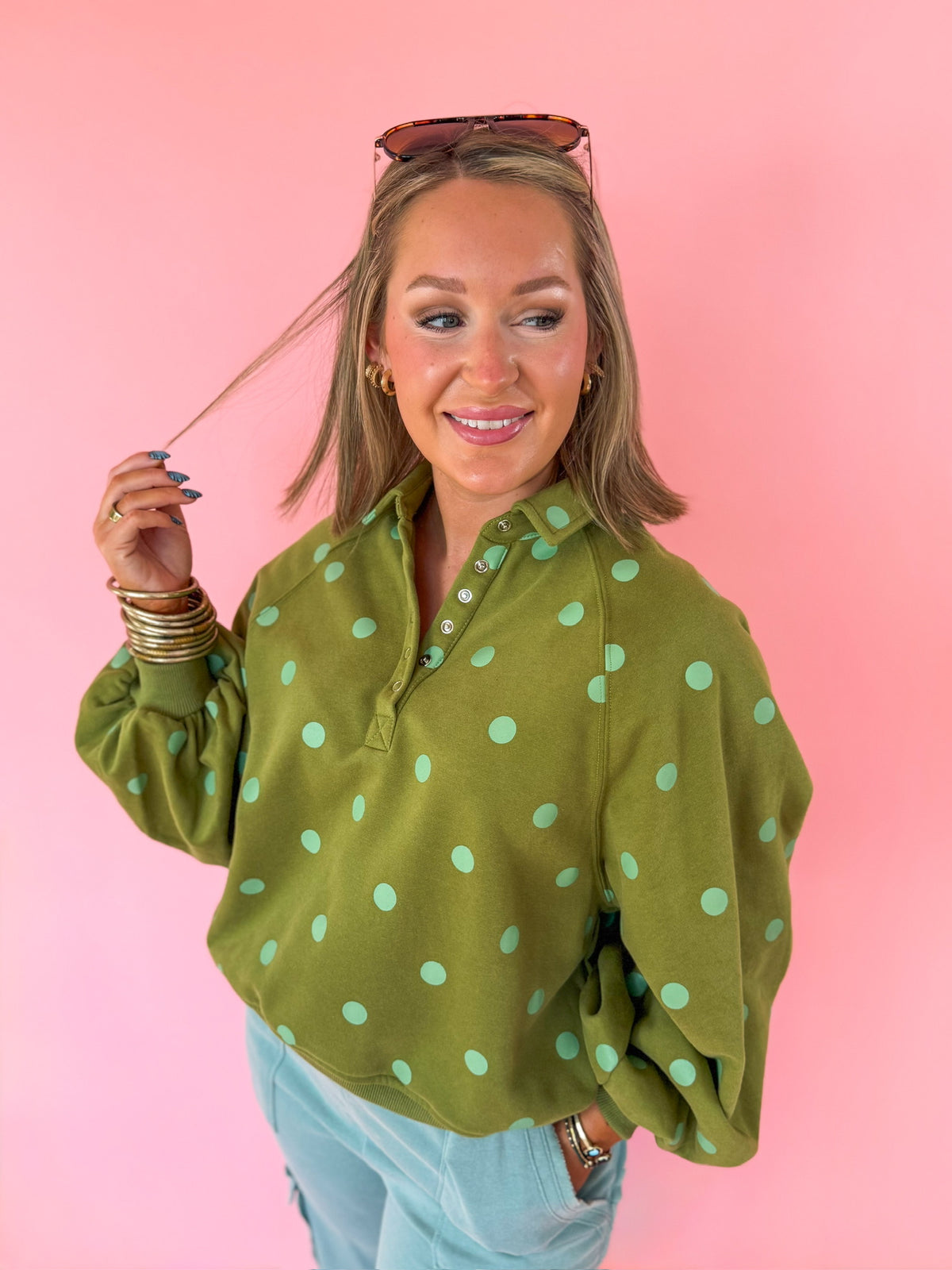 A Little Spotty Quarter-Zip