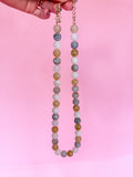 Yellow Beaded Necklace Set