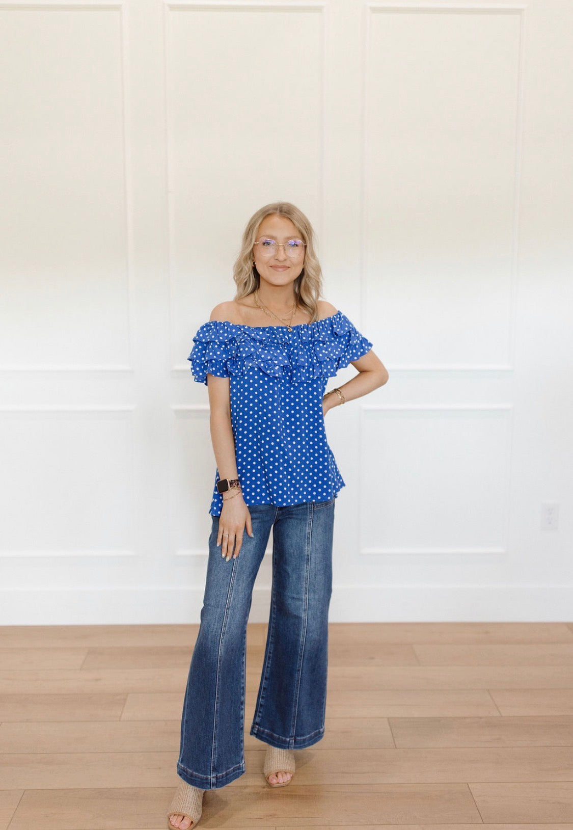 Capri Dot Blouse