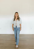 Sage & Sweet Gingham Top