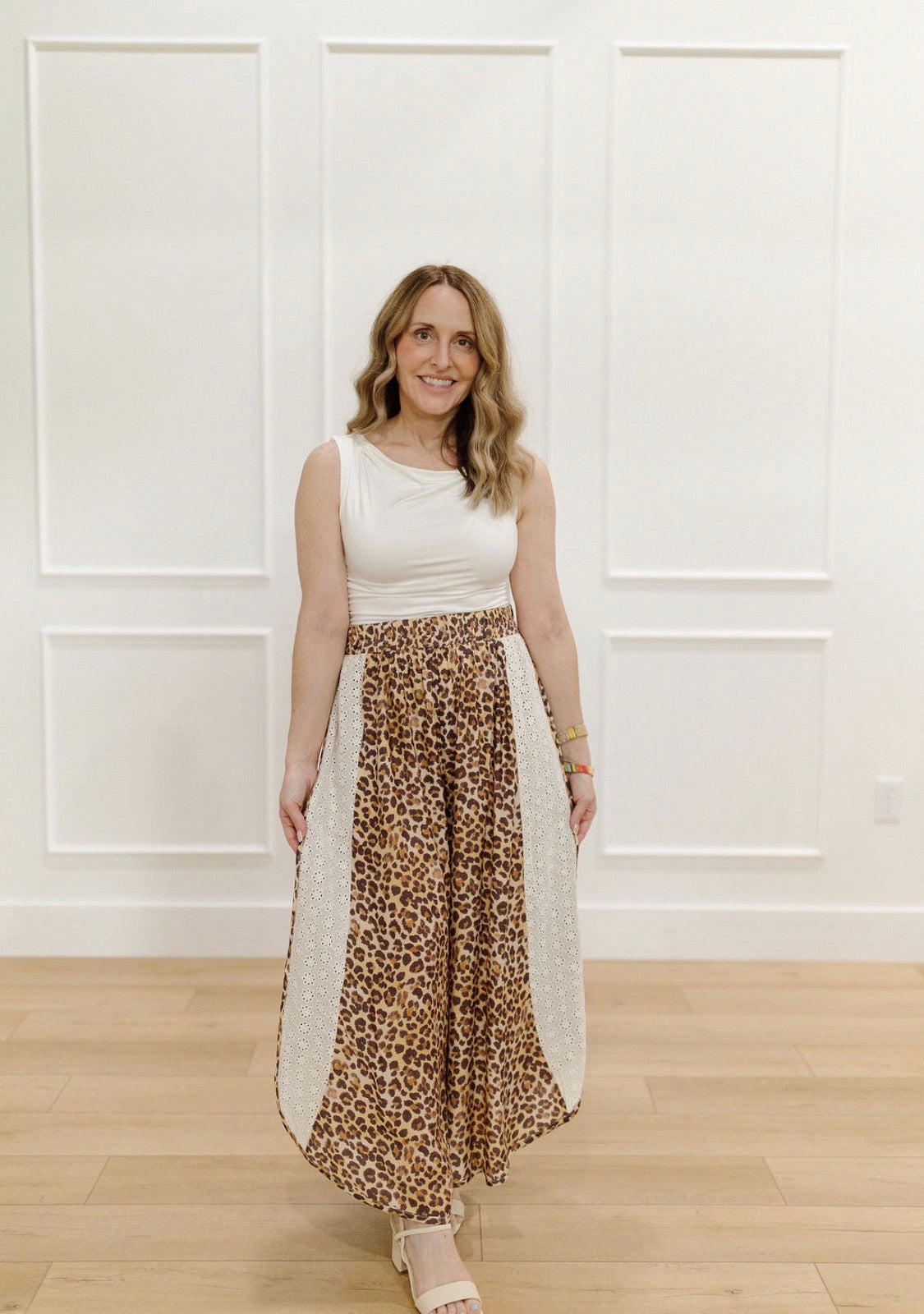 Wild Lace Leopard Pants