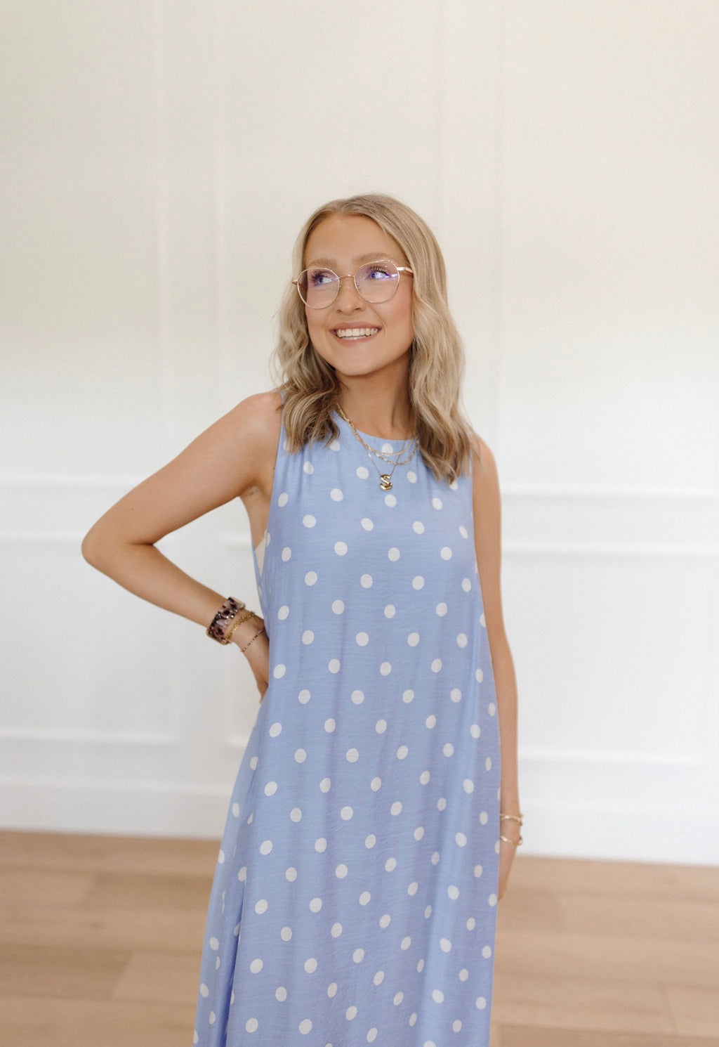 Dotted with Love & Lace Maxi Dress