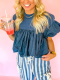 Denim Daze Top