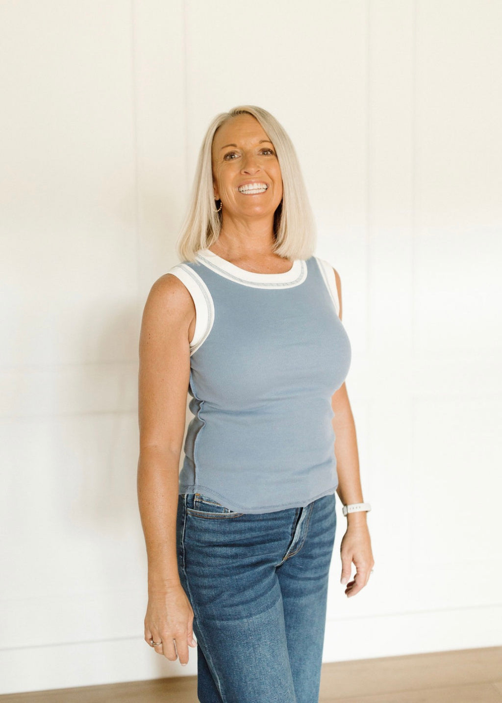 Trimmed in Style Tank