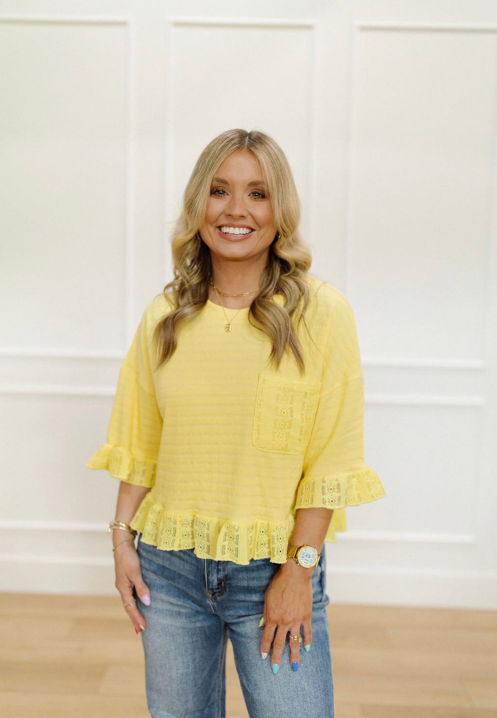 Lace & Light Blouse