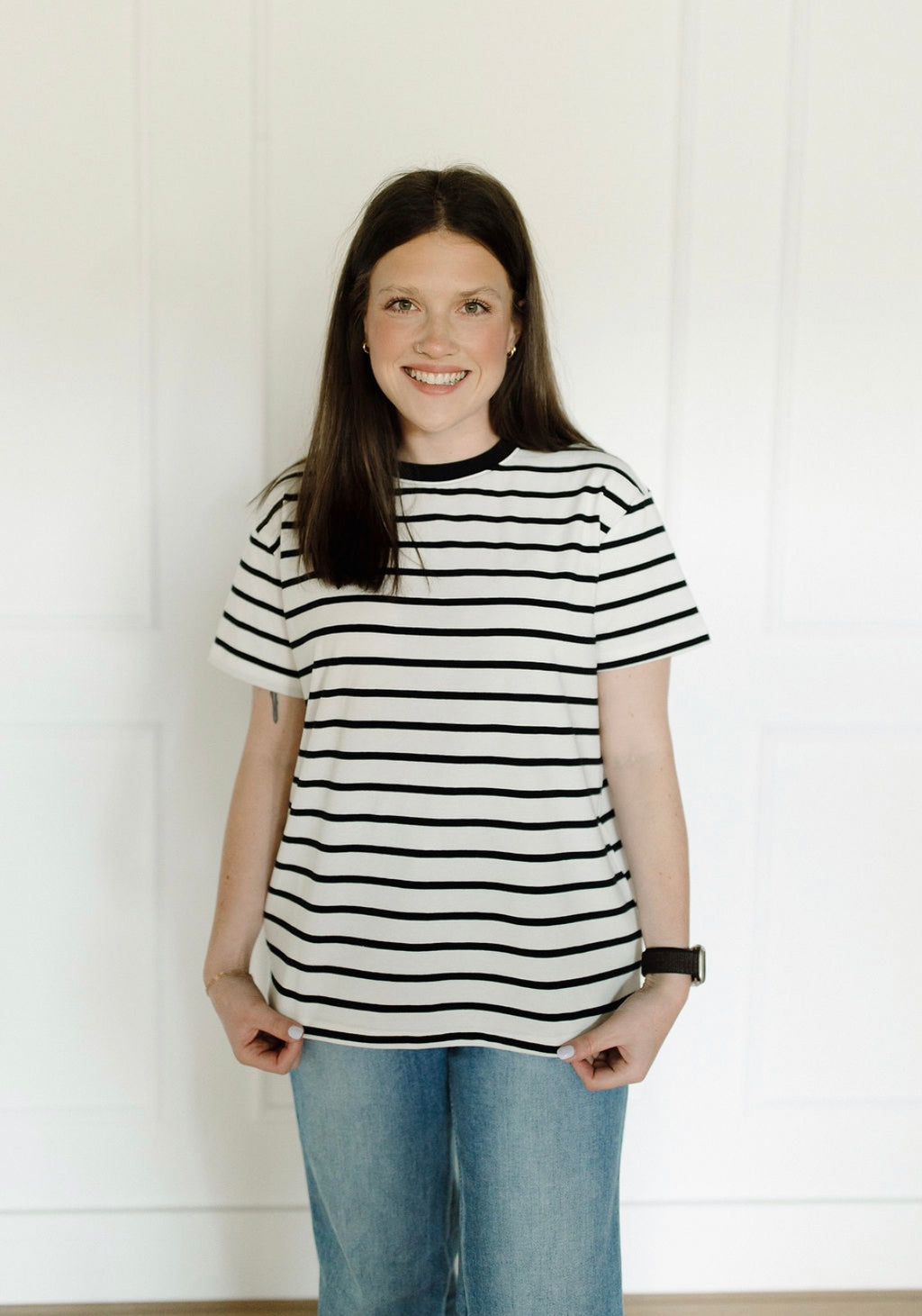 Just Right Stripe Tee