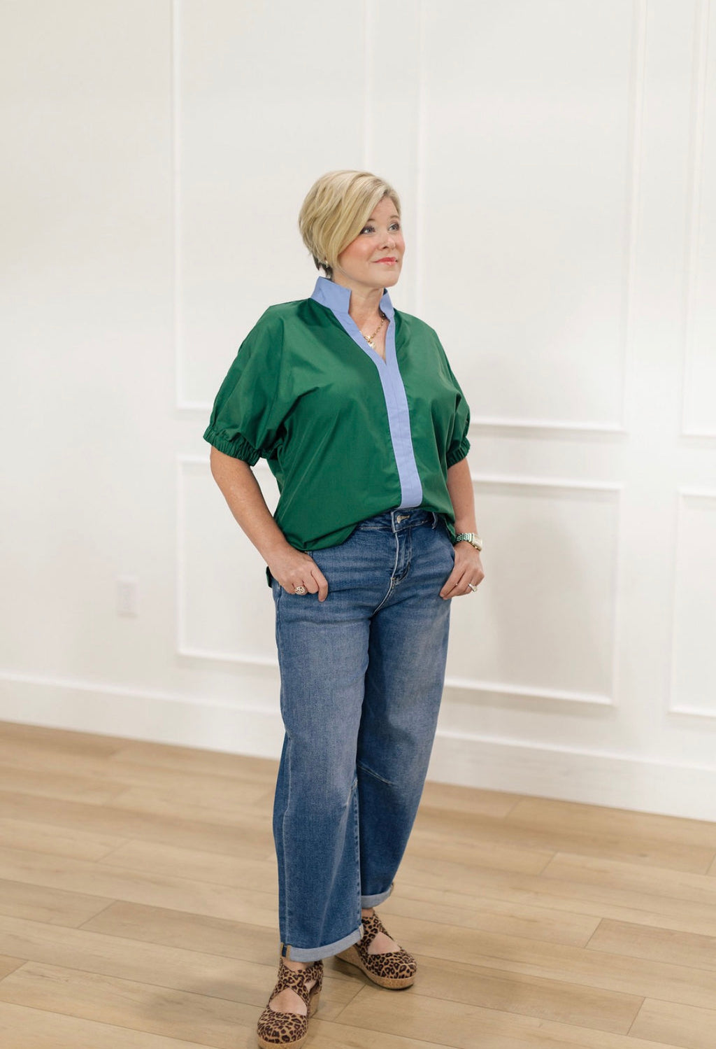Emerald & Azure Top