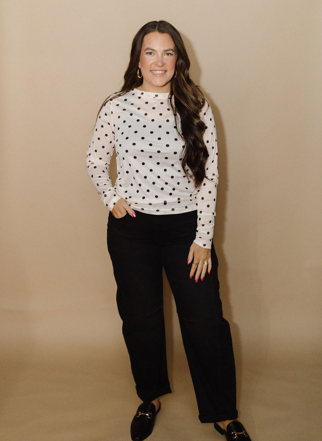 Polka-Dotted Dreams Top