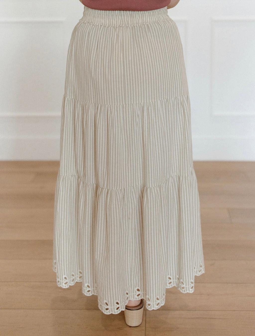 Taupe & Tide Maxi Skirt