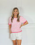 Pink Petal Charm Top