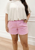 Pink Haze Paperbag Shorts