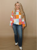 Color Pop Plaid Sweater