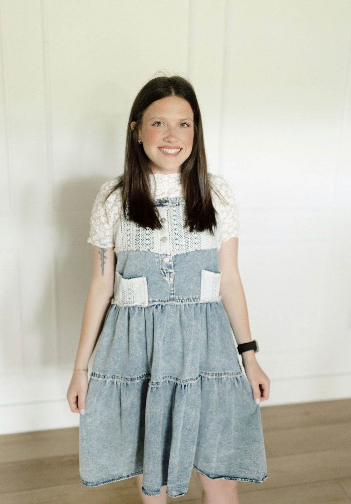 Laceline Overall Dress
