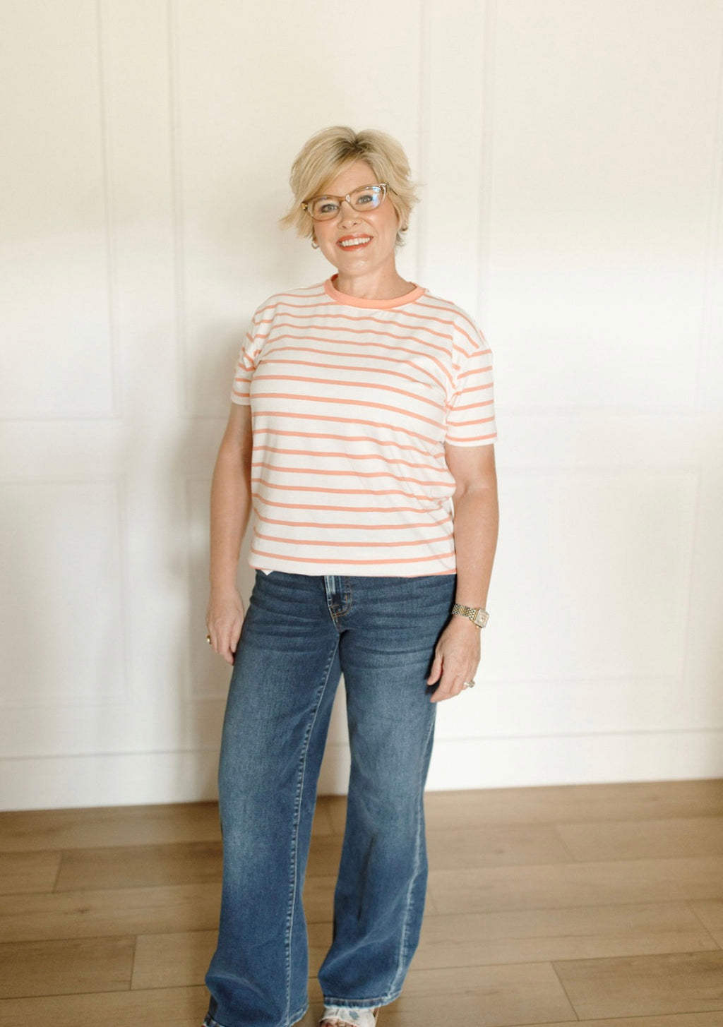 Just Right Stripe Tee