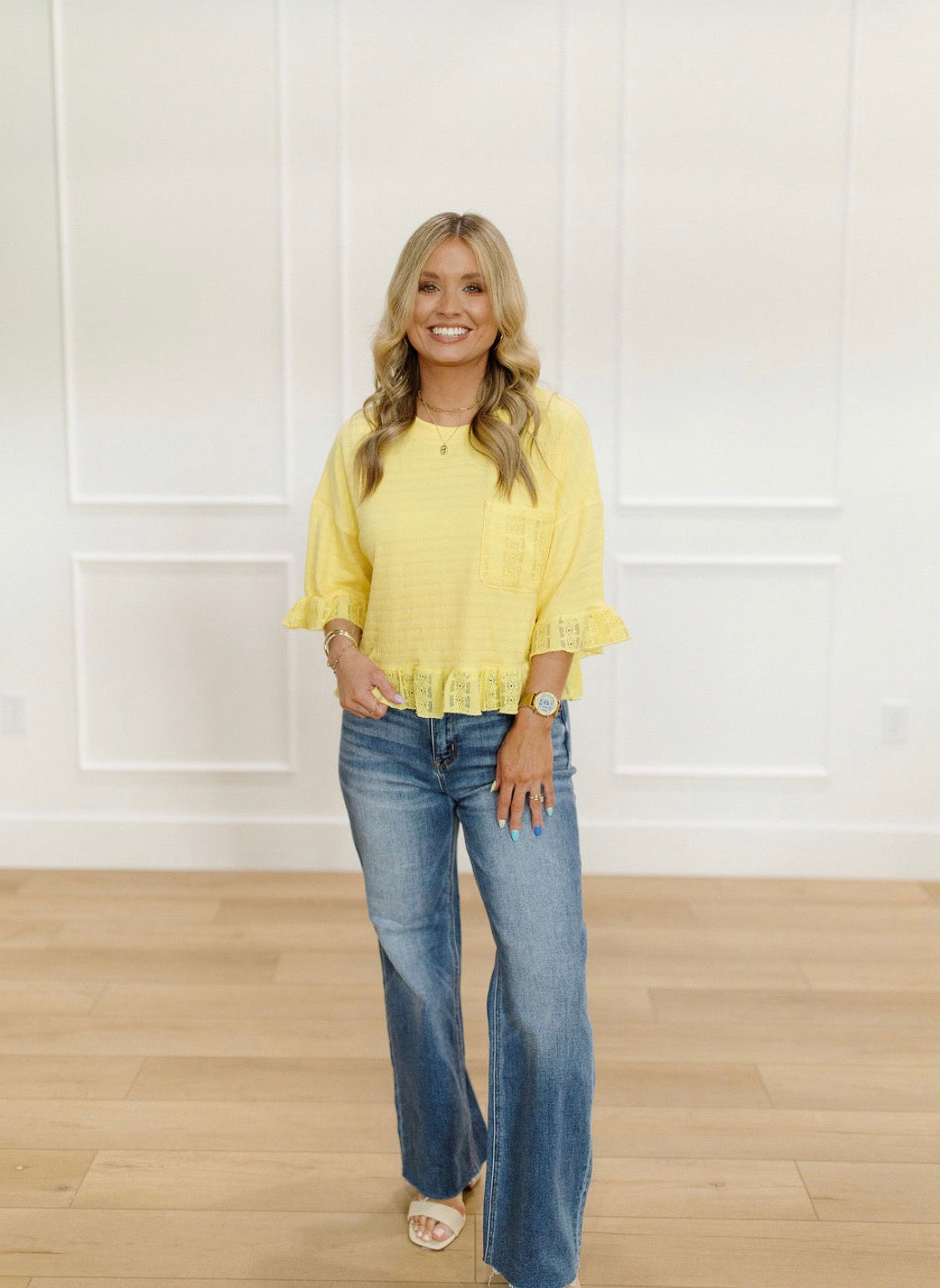 Lace & Light Blouse