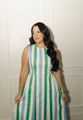 Seaside Stripe Maxi Dress