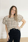Plaid to Meet You Blouse