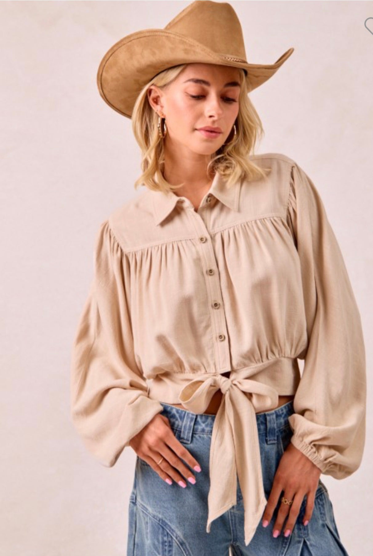Linen Luxe Blouse