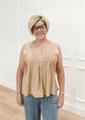 Soft Pleat Edit Tank