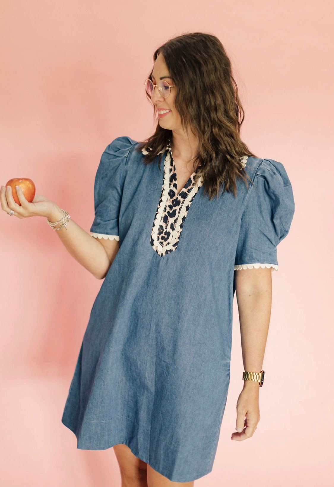 The Safari Scallop Dress