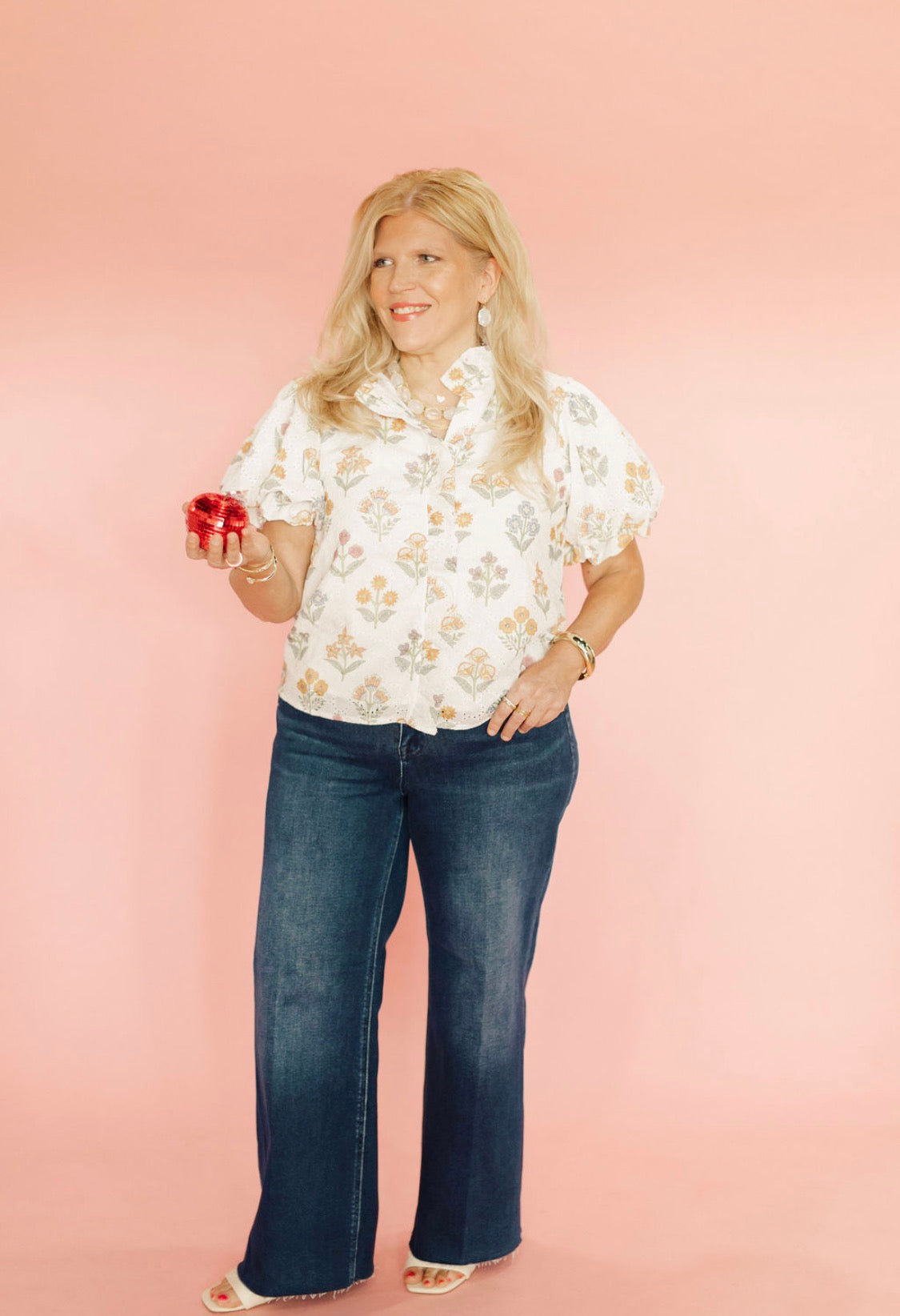 Ivory Blossom Blouse