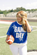 Star Player Pullover in Blue
