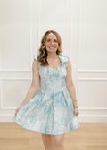 Sweet Flora Jacquard Mini Dress