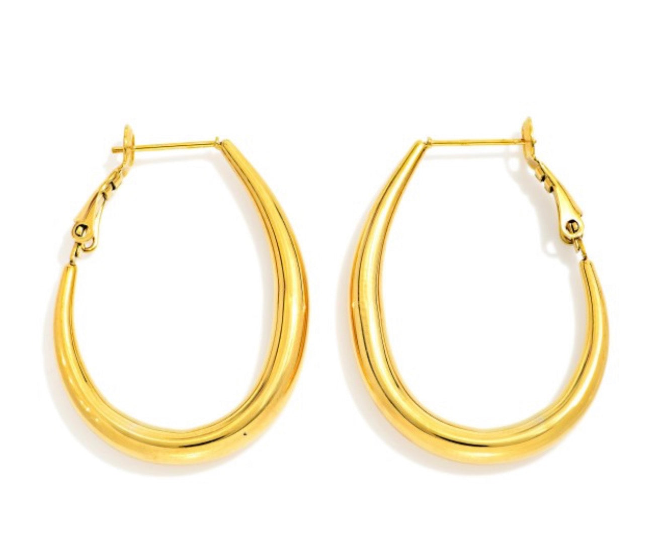Teardrop Hoop Earring