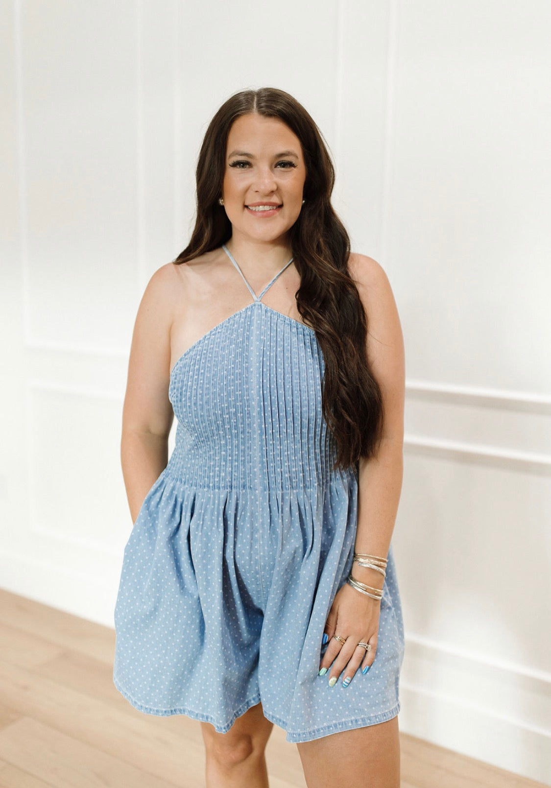 Dot the Day Away Romper