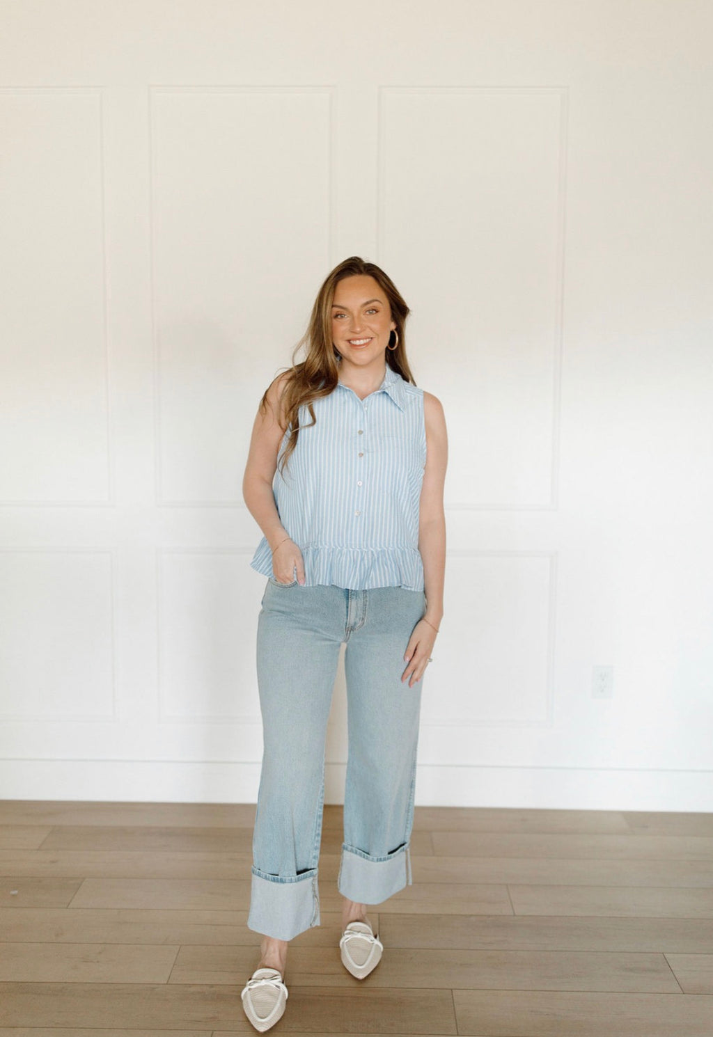 The Uptown Stripe Blouse