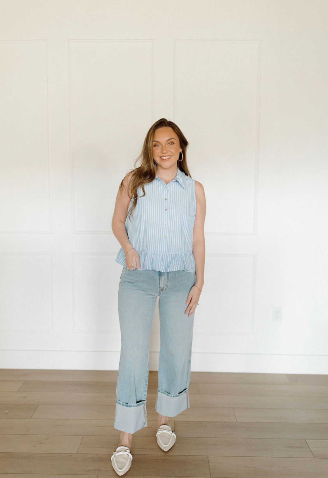 The Uptown Stripe Blouse