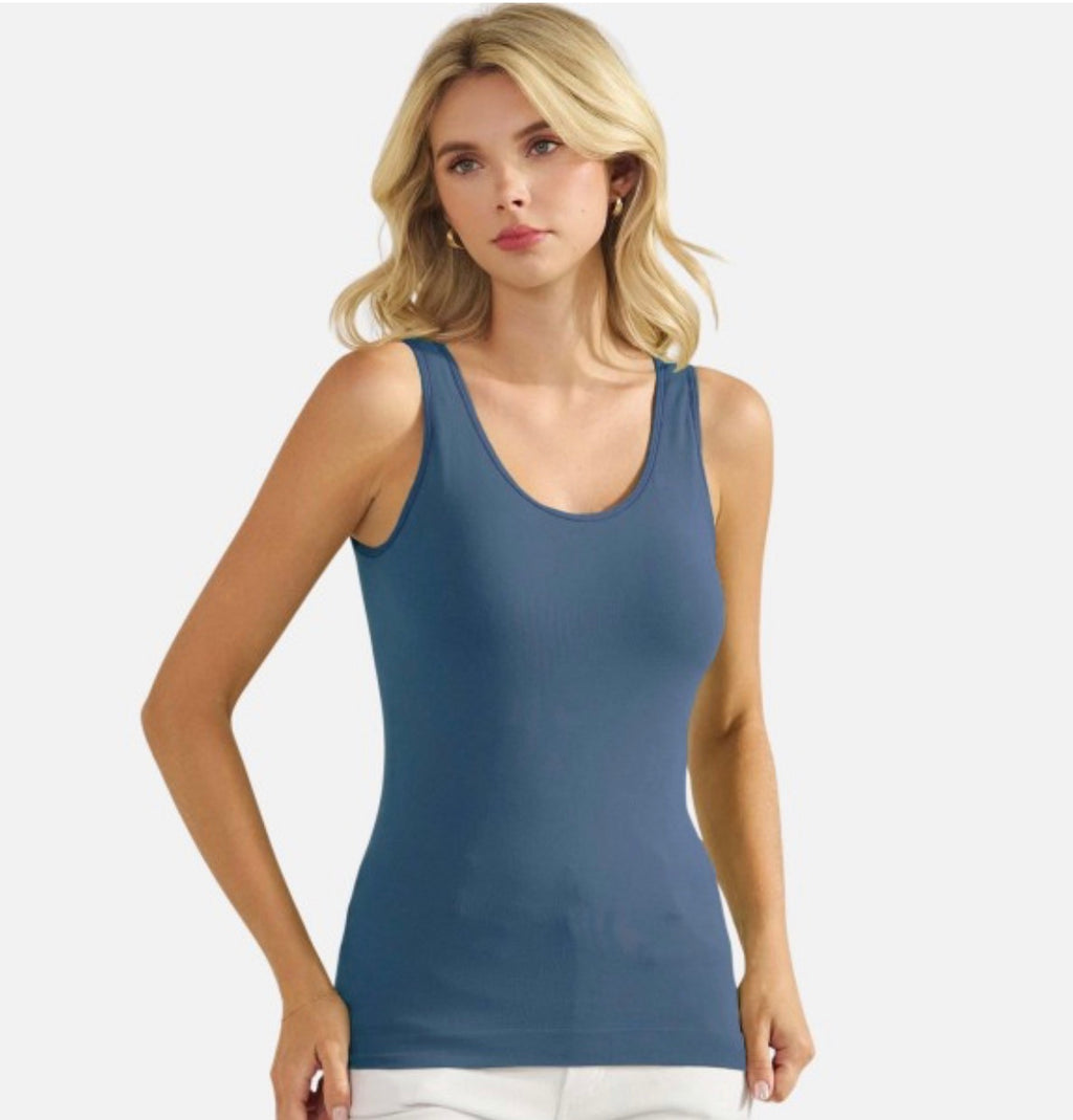 Seamless Tank with Built-in Bra